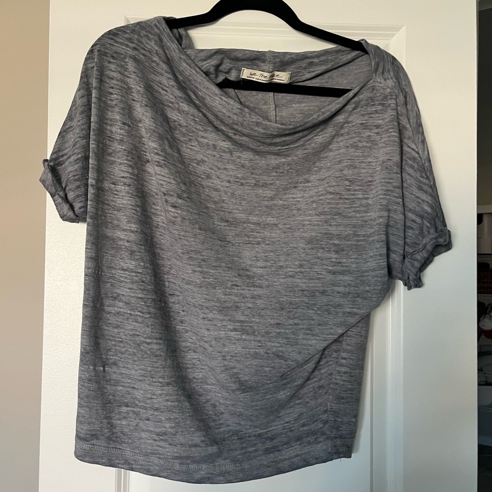 We The Free Grey/Blue top